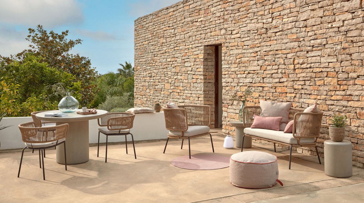 Osez apporter une Mediterranean Touch à vos espaces. Nouvelle collection d'extérieur.