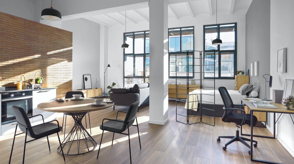 Descubre el fantástico loft de estilo industrial